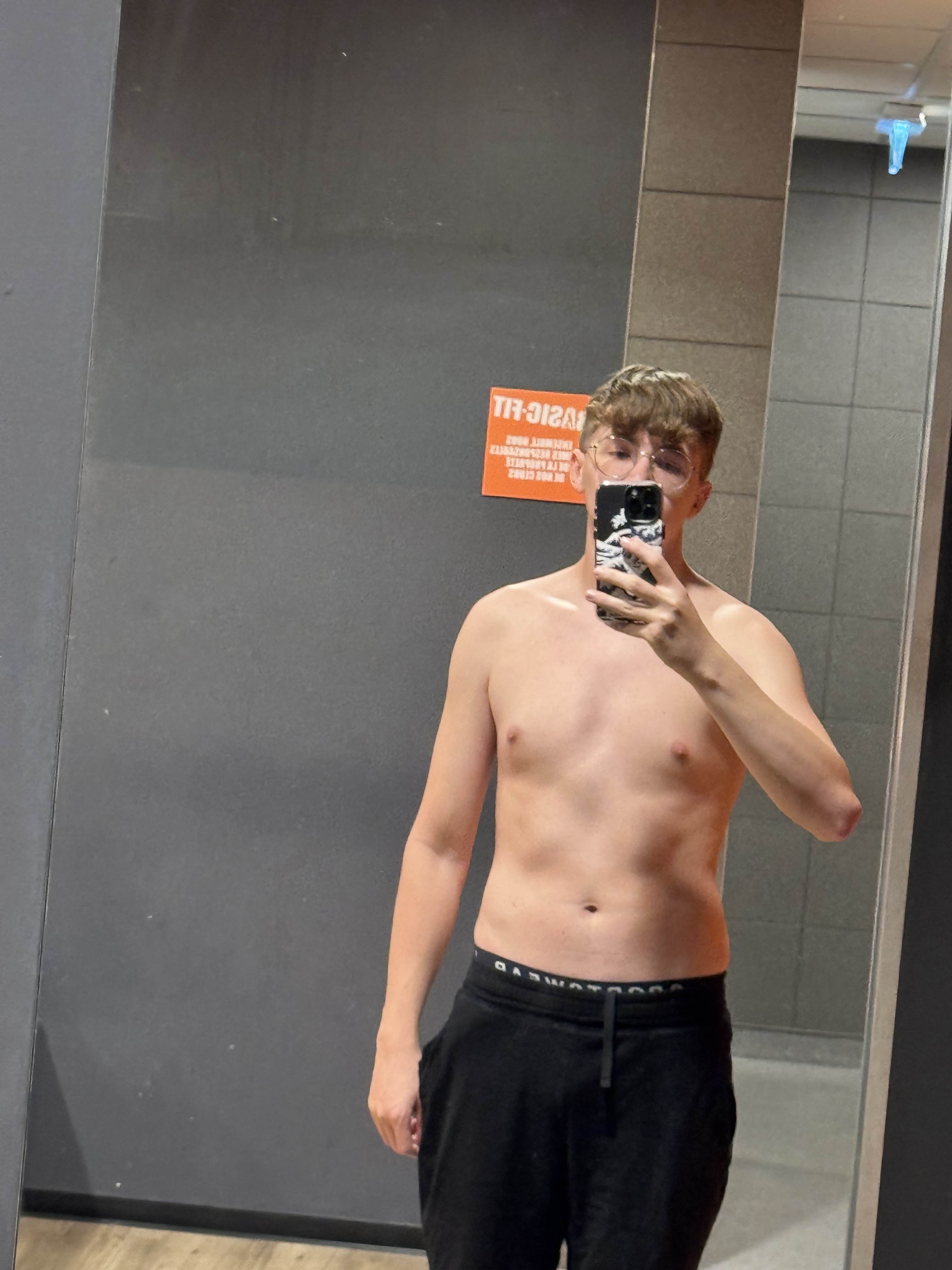 Photo avant musculation